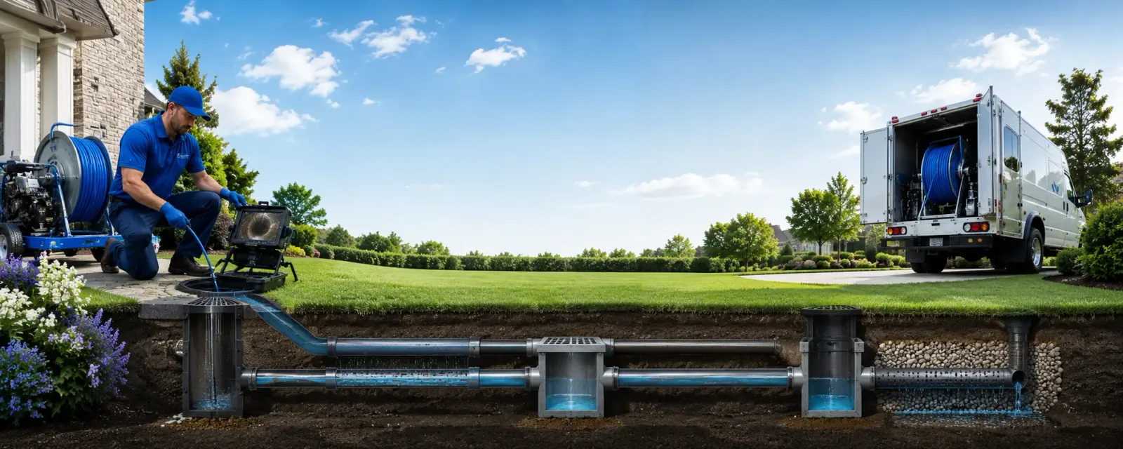 Outdoor drain cleaning information for Eminence, IN